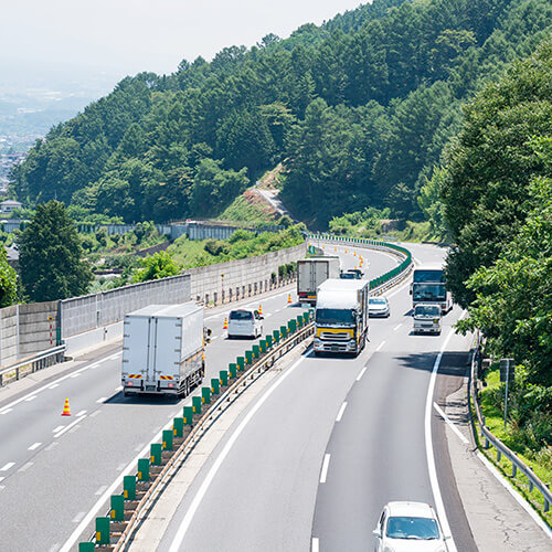 長距離配送(緊急配送対応・災害による物資の配送など)